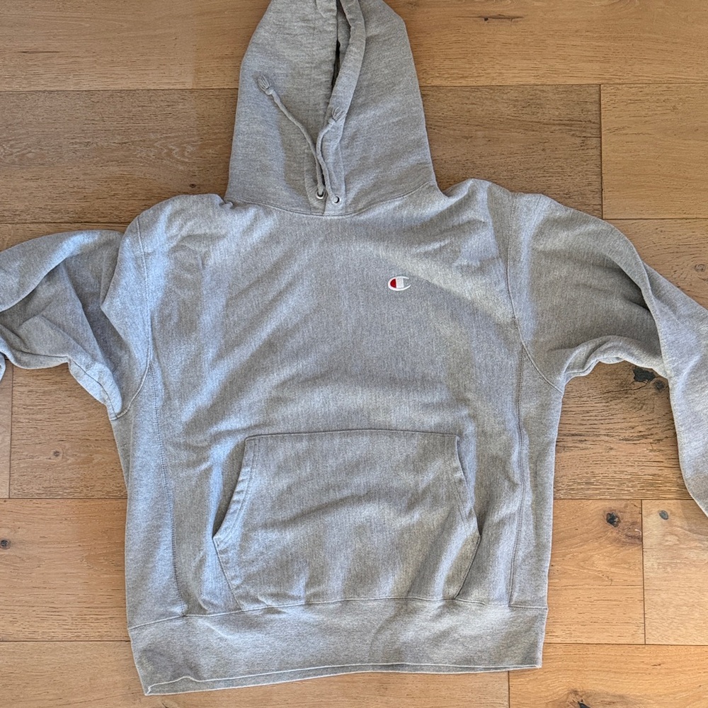 Champion Light Gray Men's Hoodie
